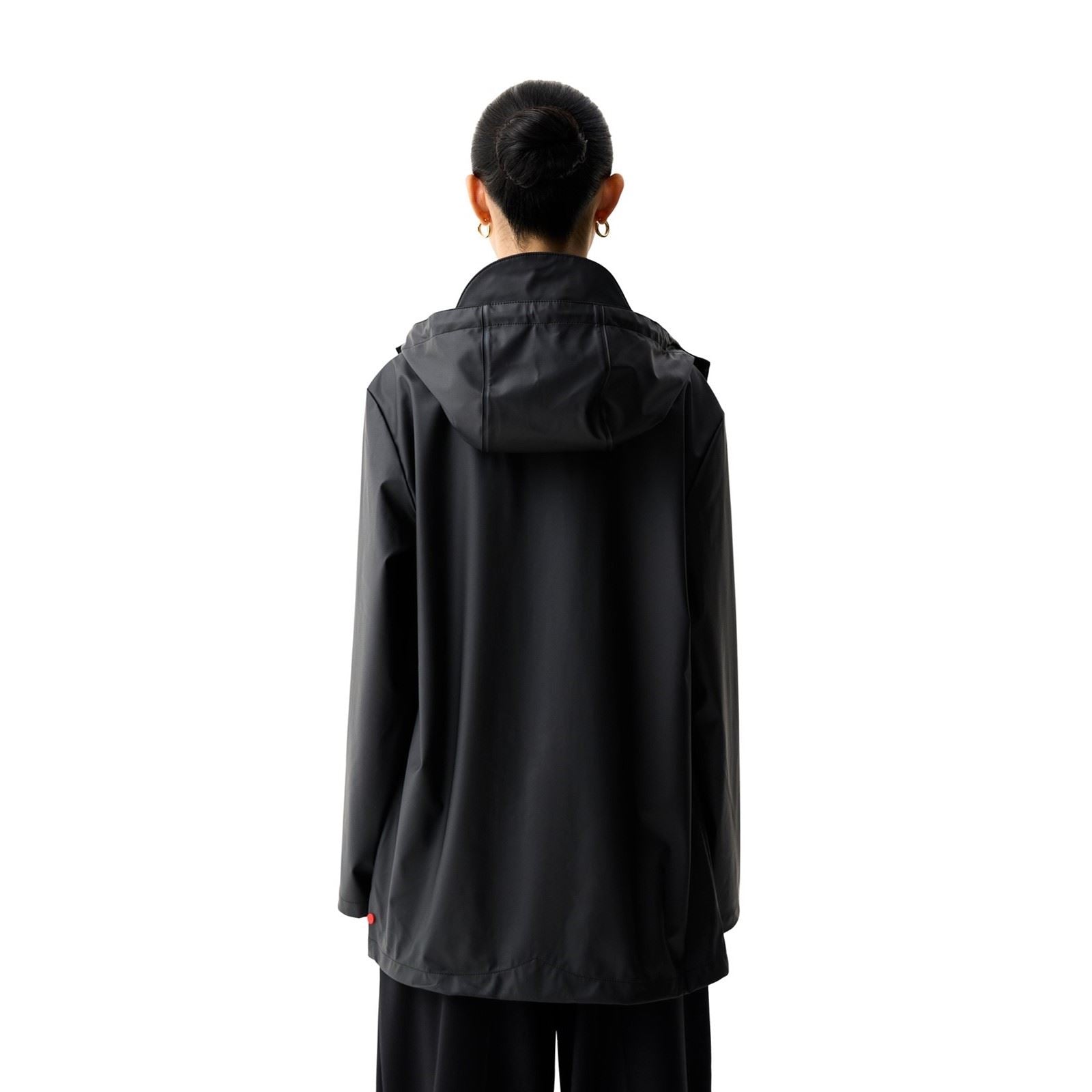 Hunter Jo Parka Veste De Pluie Noire Unisexe Pour Adultes