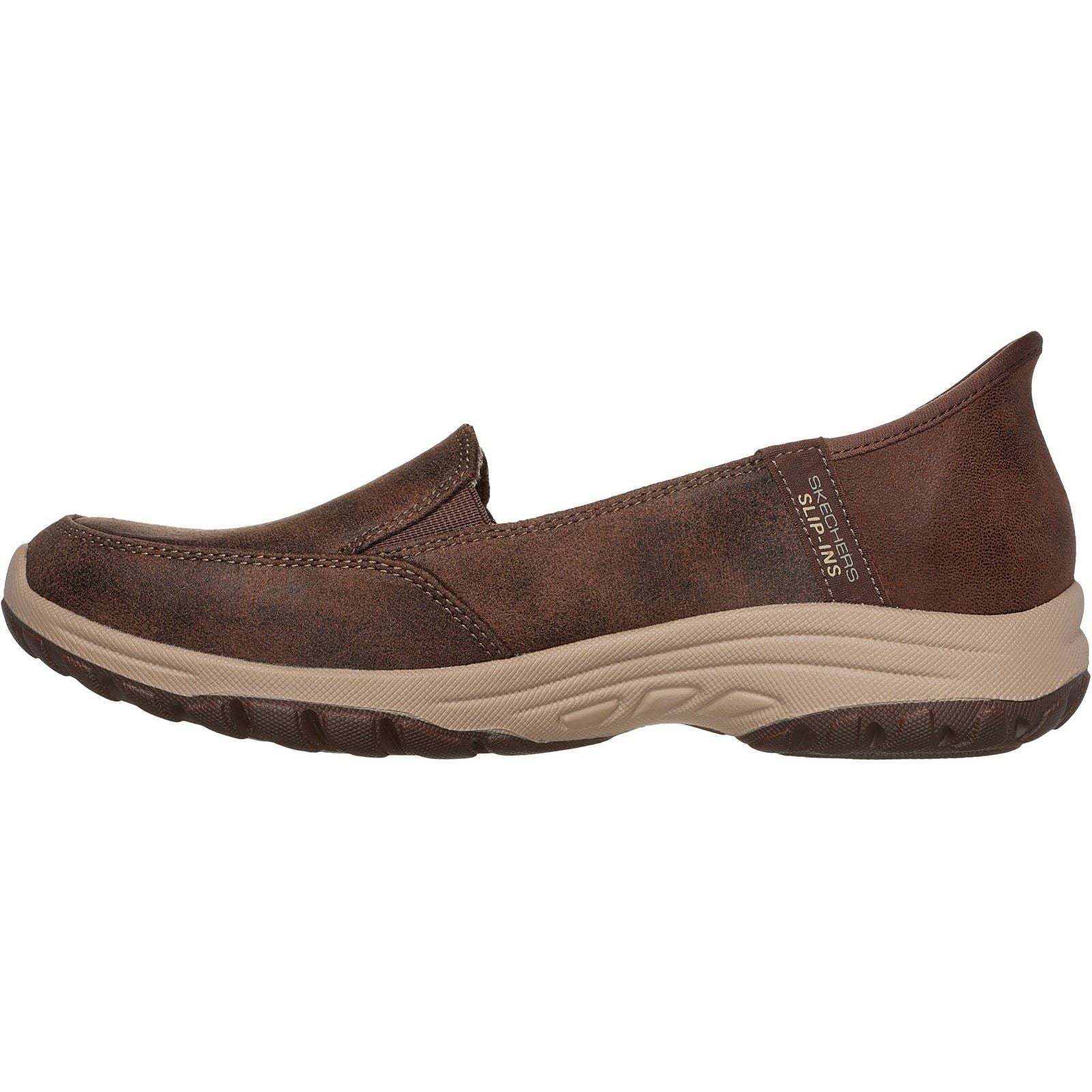 Skechers Reggae Fest 2.0 Classically Baskets En Toile Pour Femme Couleur Chocolat