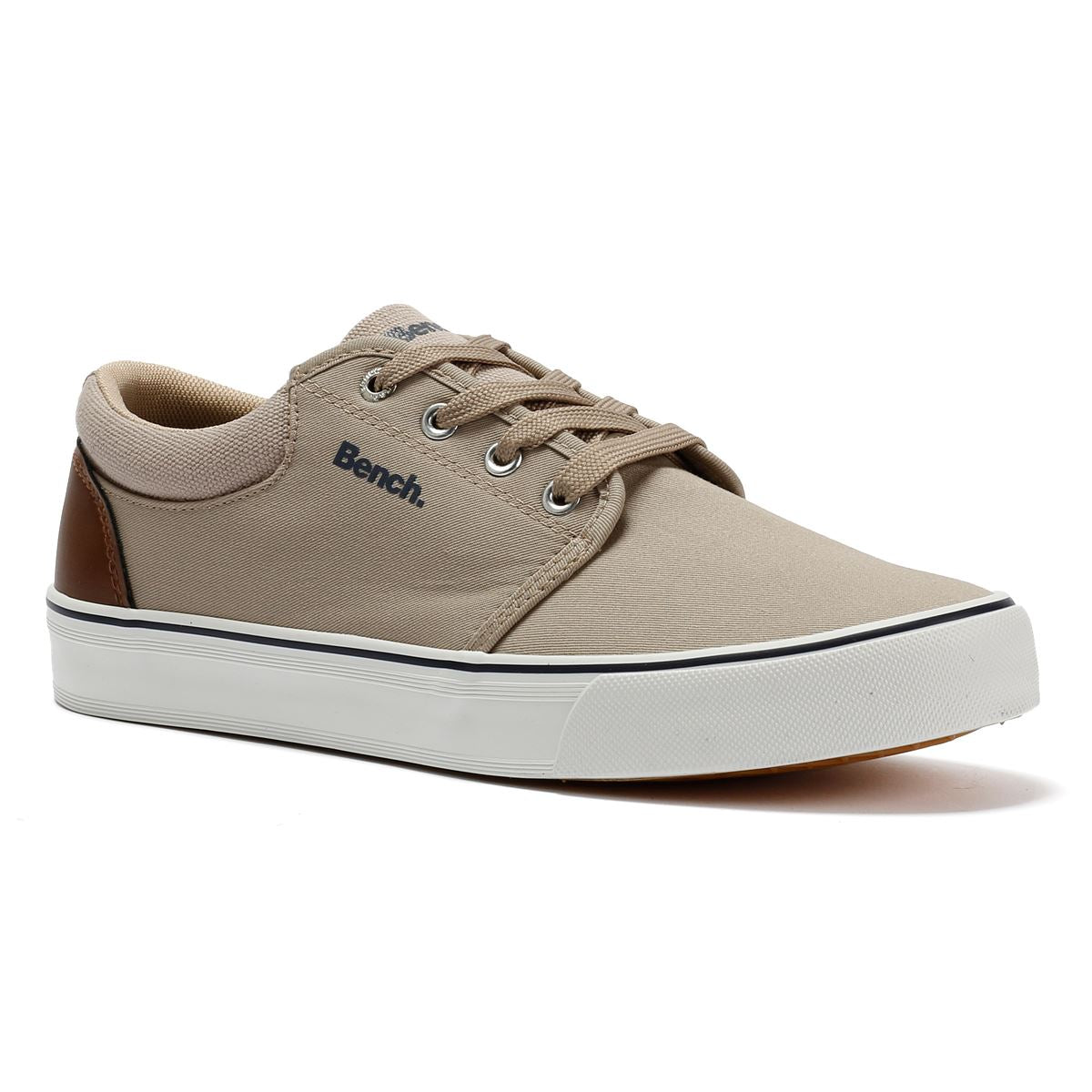 Bench Donnie Baskets Beiges En Toile Pour Hommes
