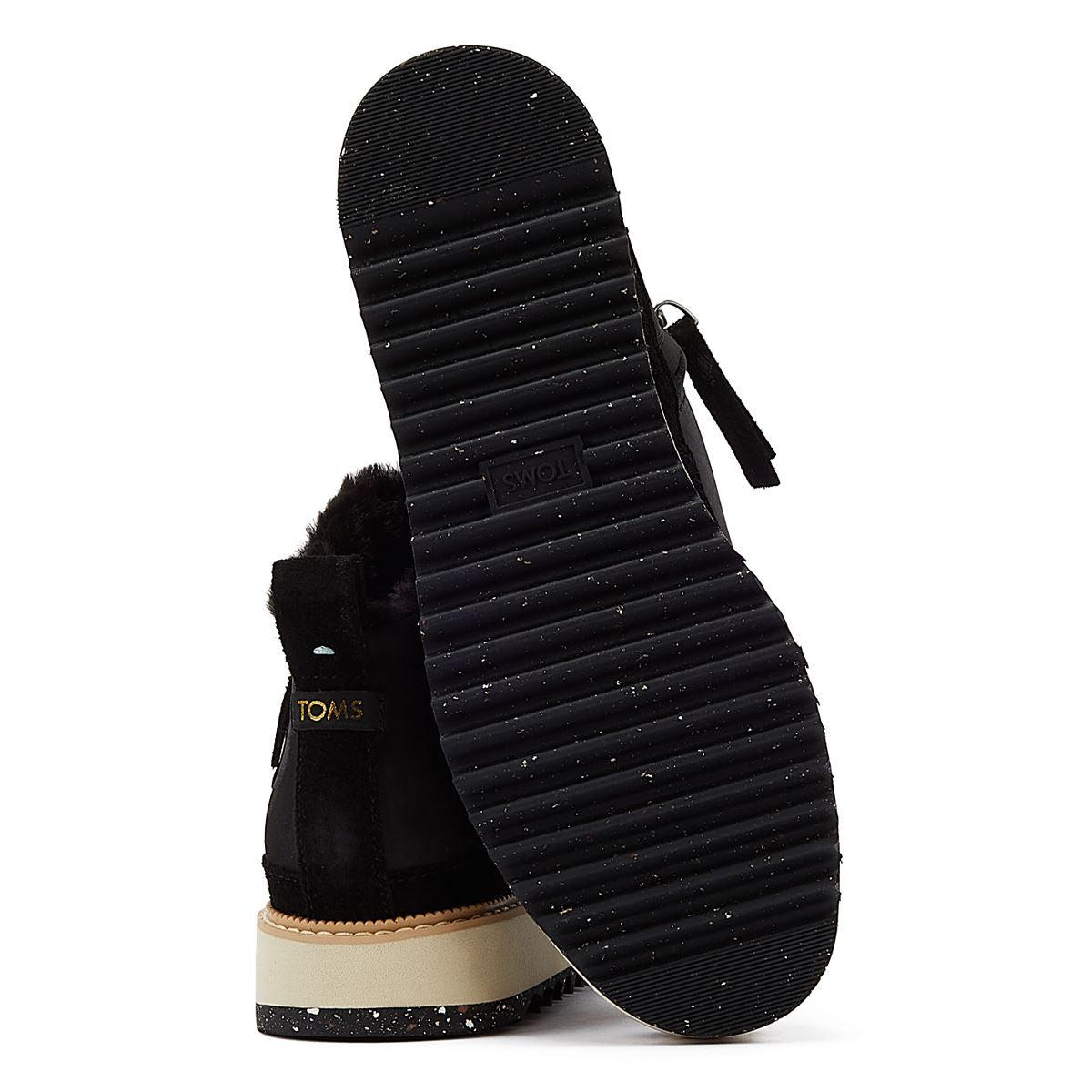 TOMS Bottes Noires Pour Femmes En Nubuck Huilé Marlo