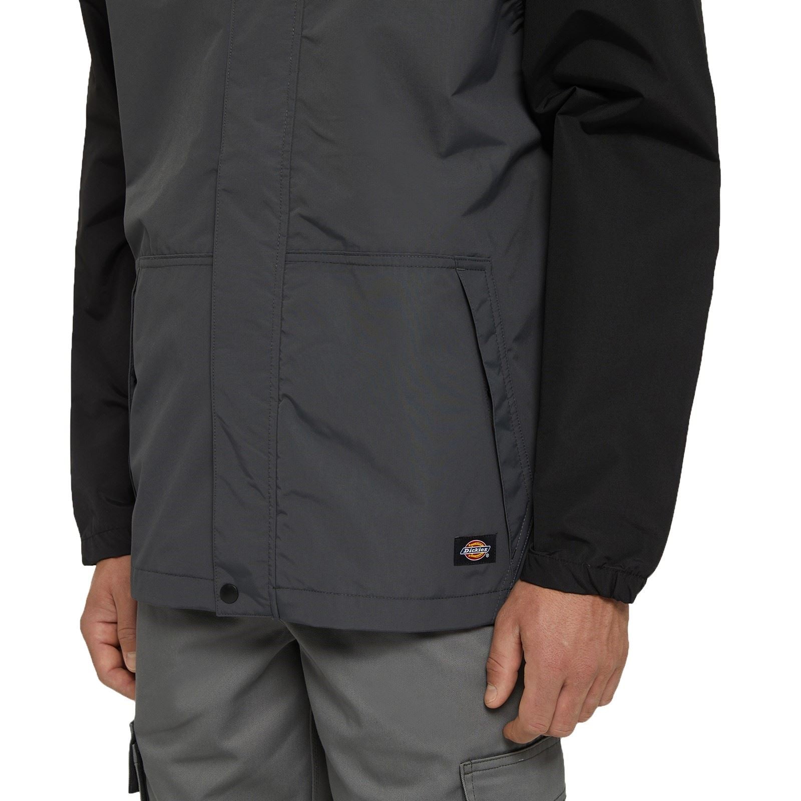 Dickies Waterproof Veste De Pluie Grise Pour Homme