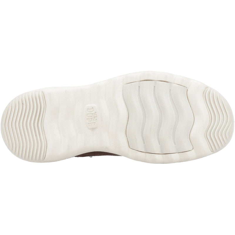 HEYDUDE Branson Bottes En Cuir Pour Femmes Couleur Café