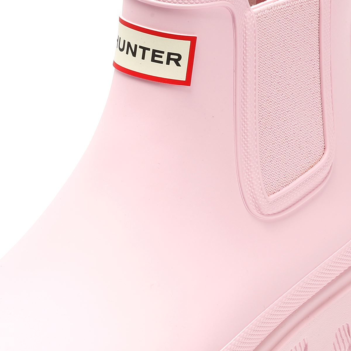 Hunter Downpour Chelsea Bottes De Pluie En Caoutchouc Pour Femmes Roses