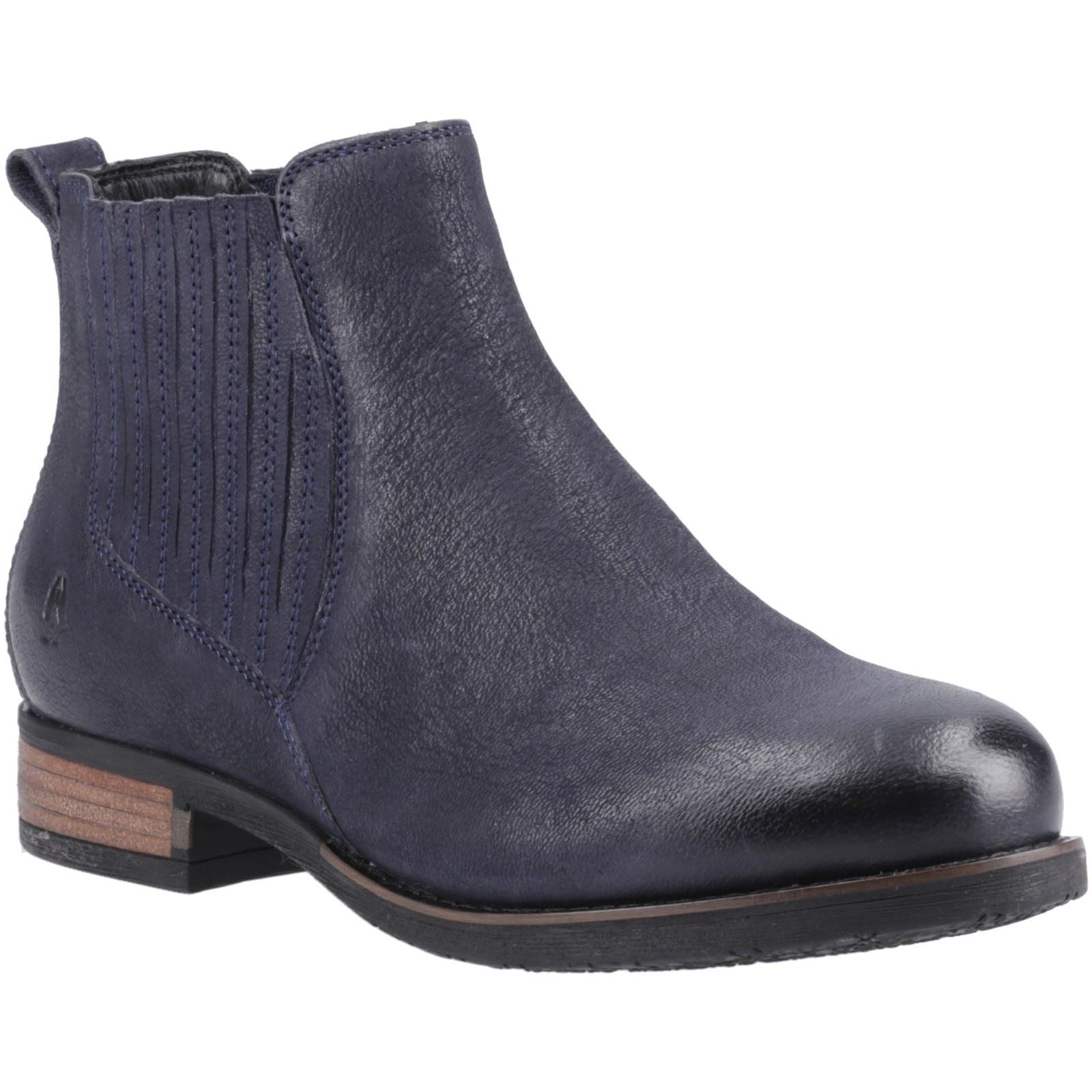 Hush Puppies Edith Bottes Plates En Cuir Pour Femme Coloris Marine