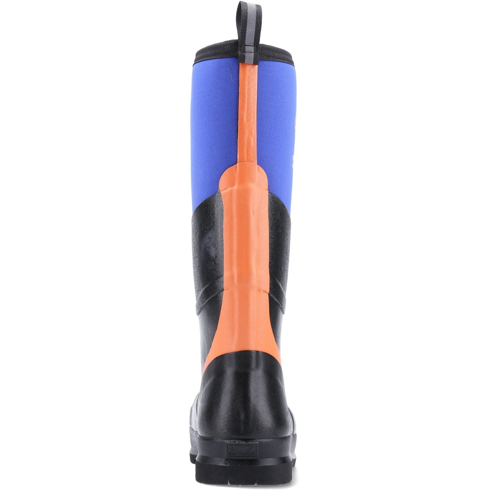 Muck Boots Chore Max S5 Bottes En Caoutchouc Bleu/orange Wellington