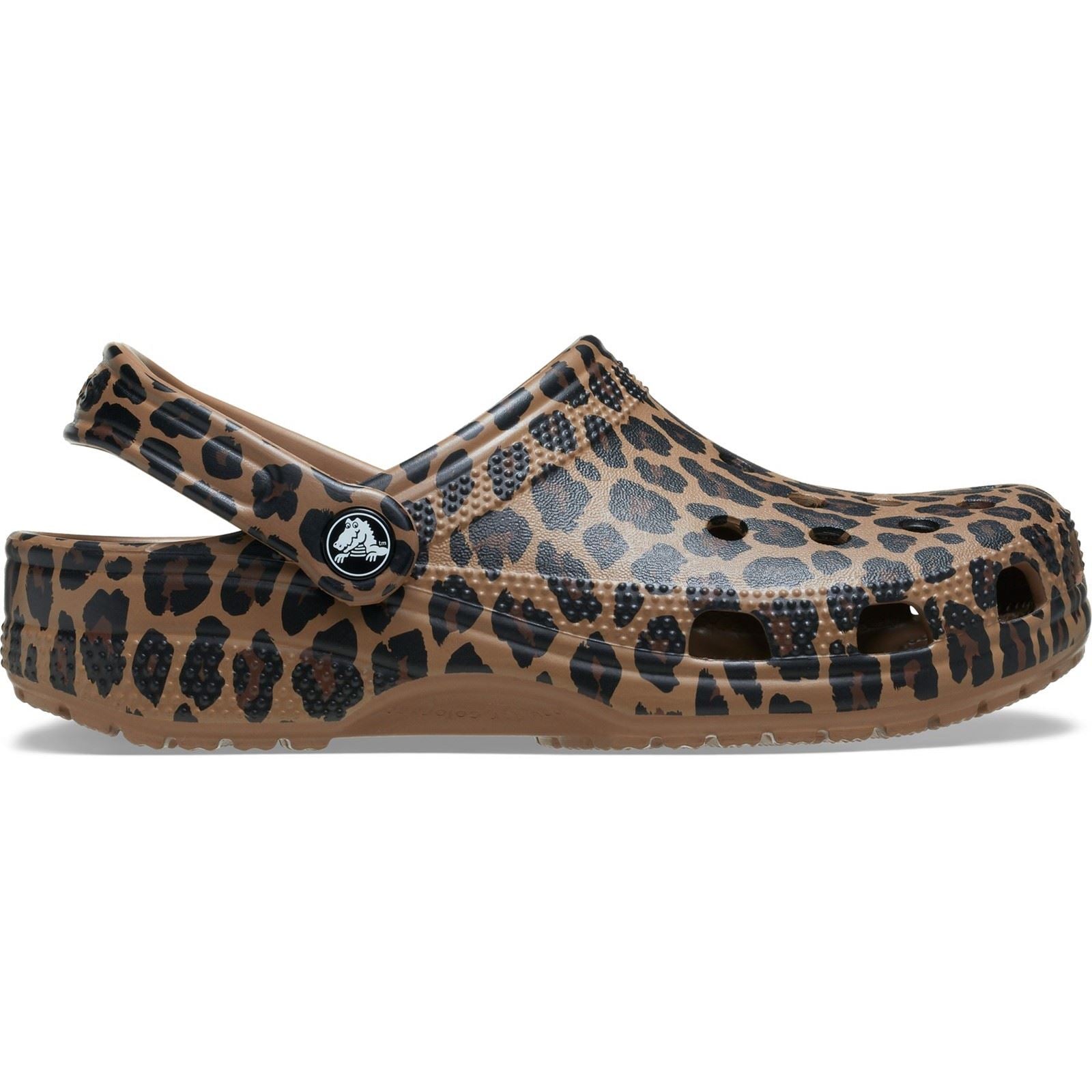 Crocs Classic Animal Sabots Sepia/Leopard En Eva Pour Femmes