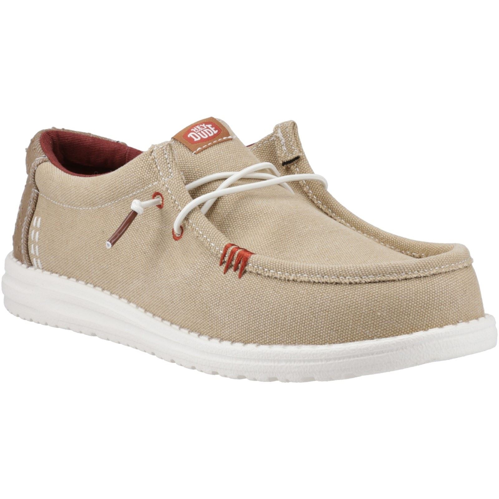 HEYDUDE Wally Workwear Mocassins Pour Hommes En Mélange De Polyester Encens/Multicolores