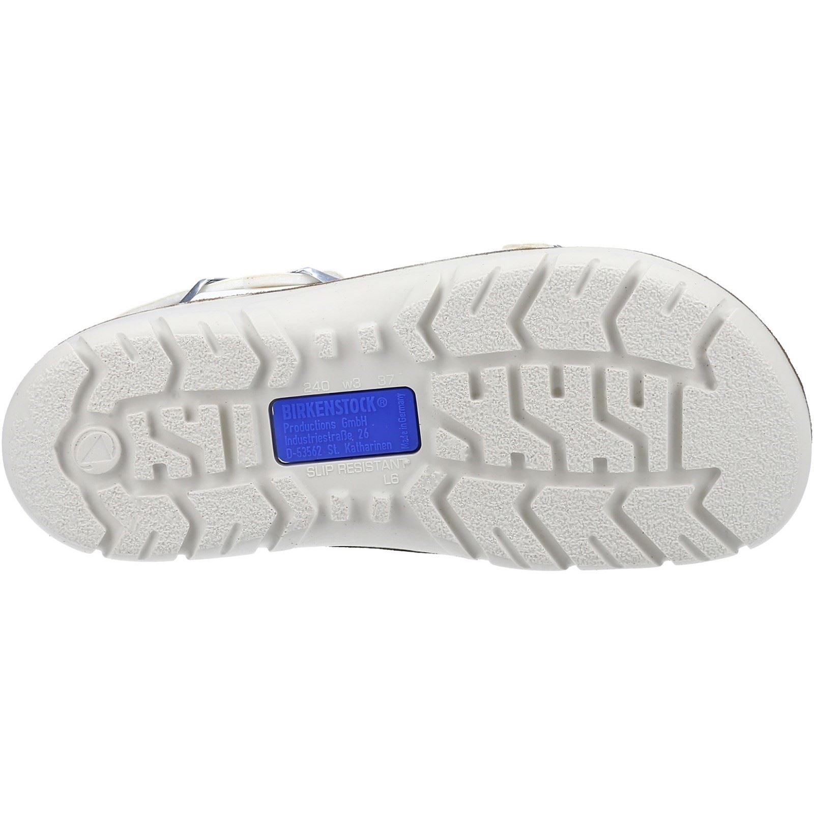 Birkenstock Saragossa Sandales Blanches Synthétiques Pour Femme