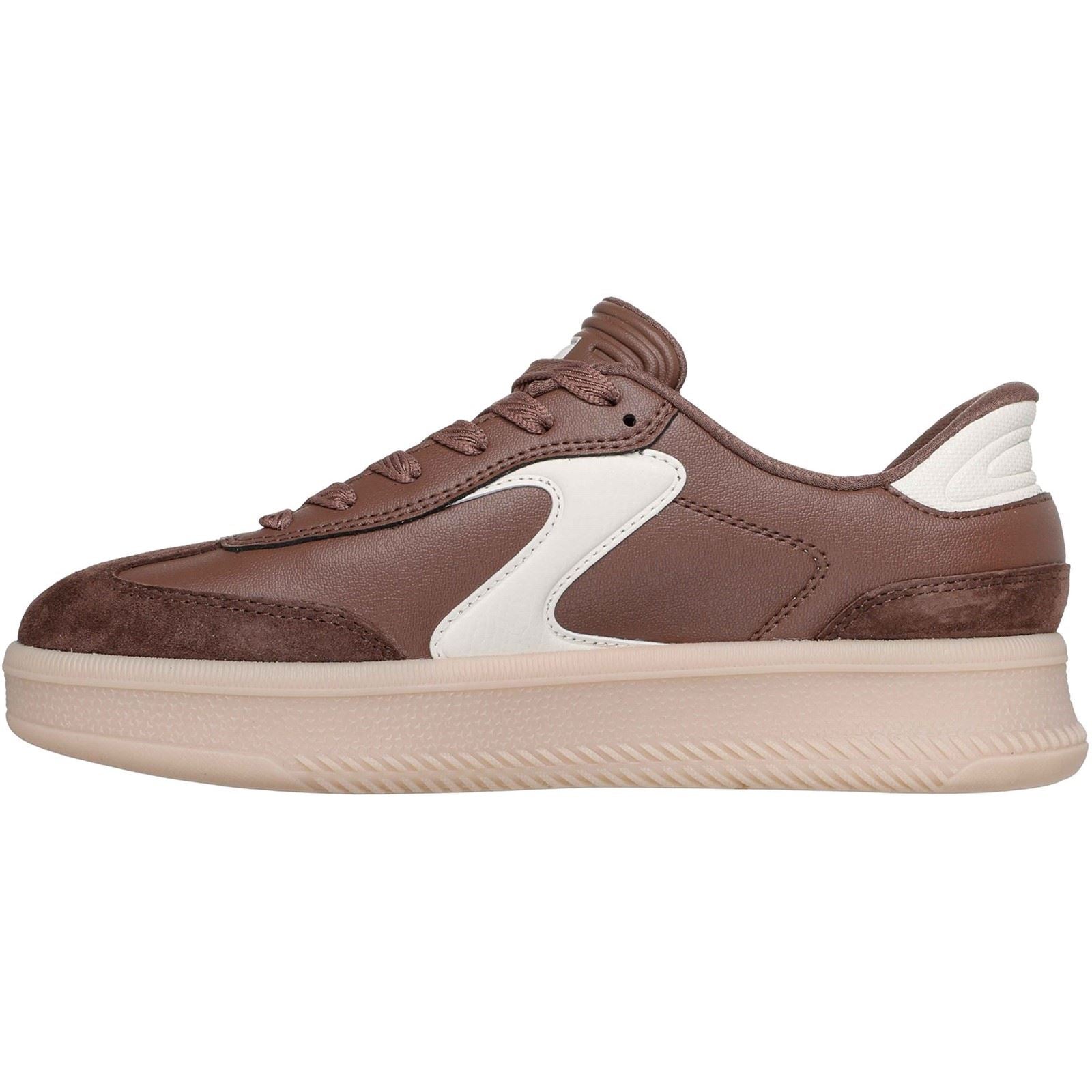 Skechers Hotshot HI - Lifted Luxe Baskets Brunes Pour Femmes En Polyuréthane