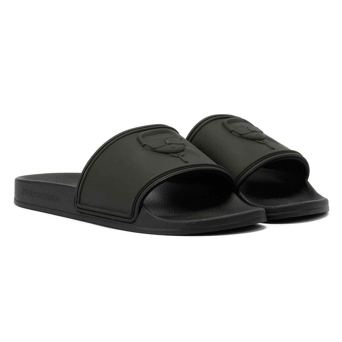 Karl Lagerfeld Kondo 2.0 Karl NFT Sandales Noires Pour Femmes