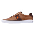 Ralph Lauren Hanford III Baskets En Cuir Marron Pour Hommes