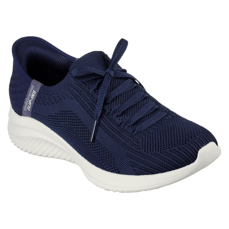 Skechers Ultra Flex 3.0 Brilliant Path Sneakers En Toile Pour Femmes De Couleur Marine