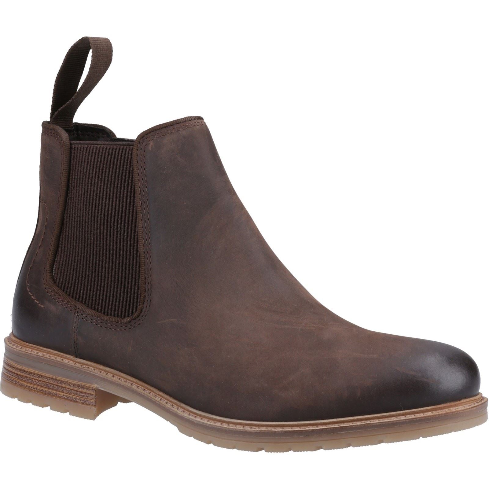 Hush Puppies Russell Bottes En Cuir Marron Pour Homme