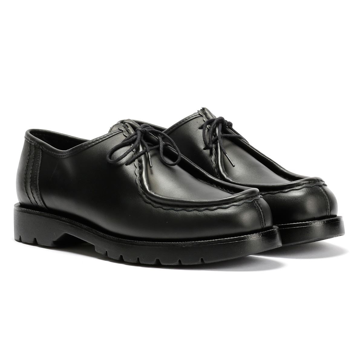 Kleman Padror Chaussures noires en cuir pour hommes