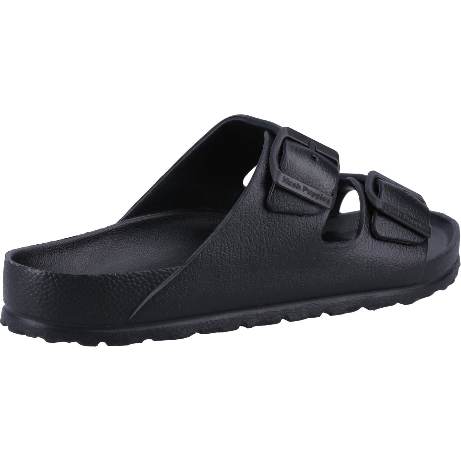 Hush Puppies Lorna Sandales Noires Pour Femmes Eva