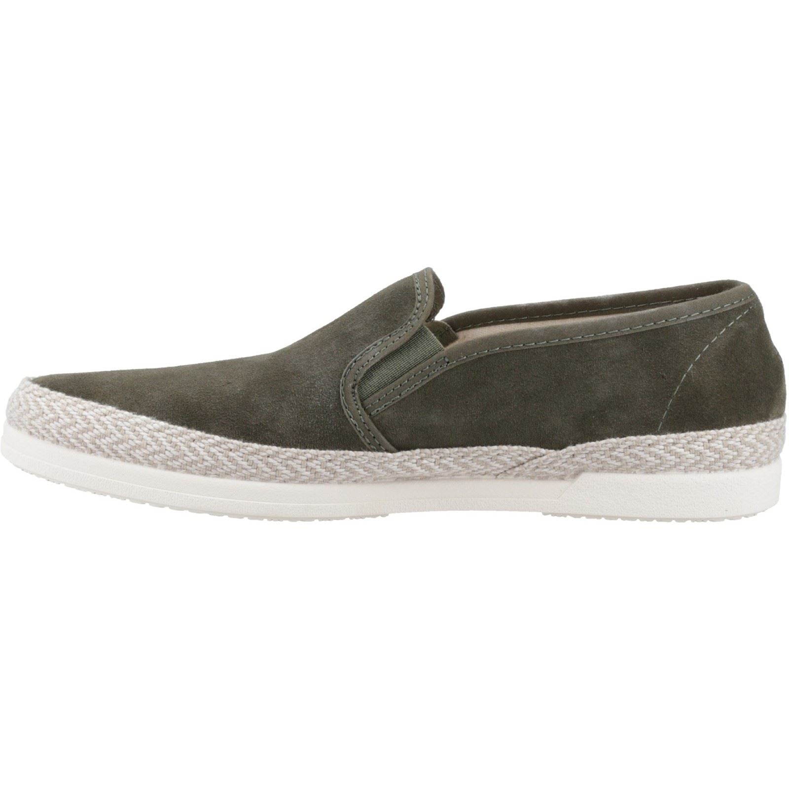 Dune Francisco Baskets En Daim Pour Hommes De Couleur Kaki