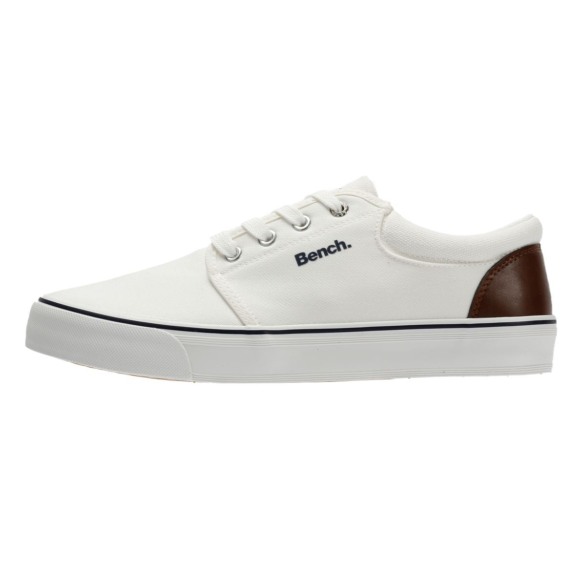 Bench Donnie Baskets Blanches En Toile Pour Hommes