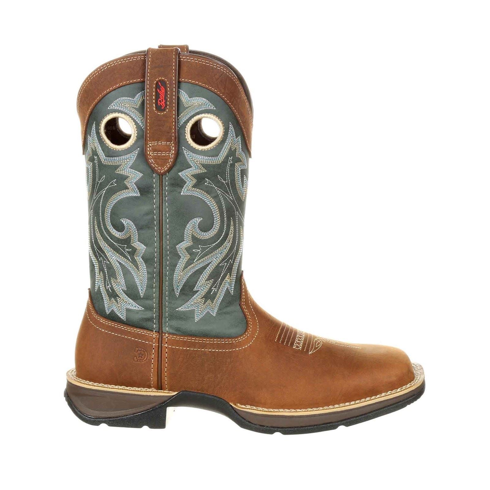 Durango Rebel Bottes En Cuir Pour Homme Saddlehorn/clover