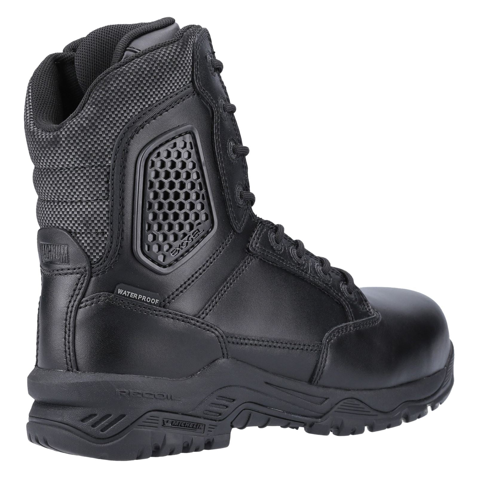 Magnum Bottes De Sécurité En Cuir Noir Strike Force 8.0