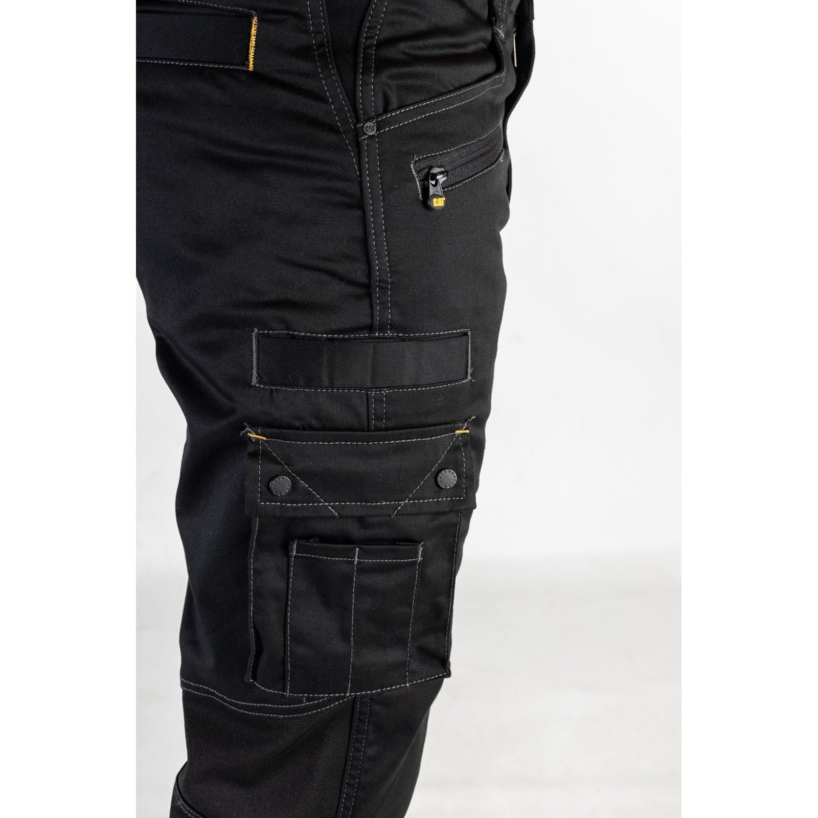 Caterpillar Operator FX Pantalons Noirs En Coton Pour Hommes - Extérieur