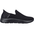 Skechers Go Walk Flex No Hands Baskets Noires Pour Hommes En Polyester