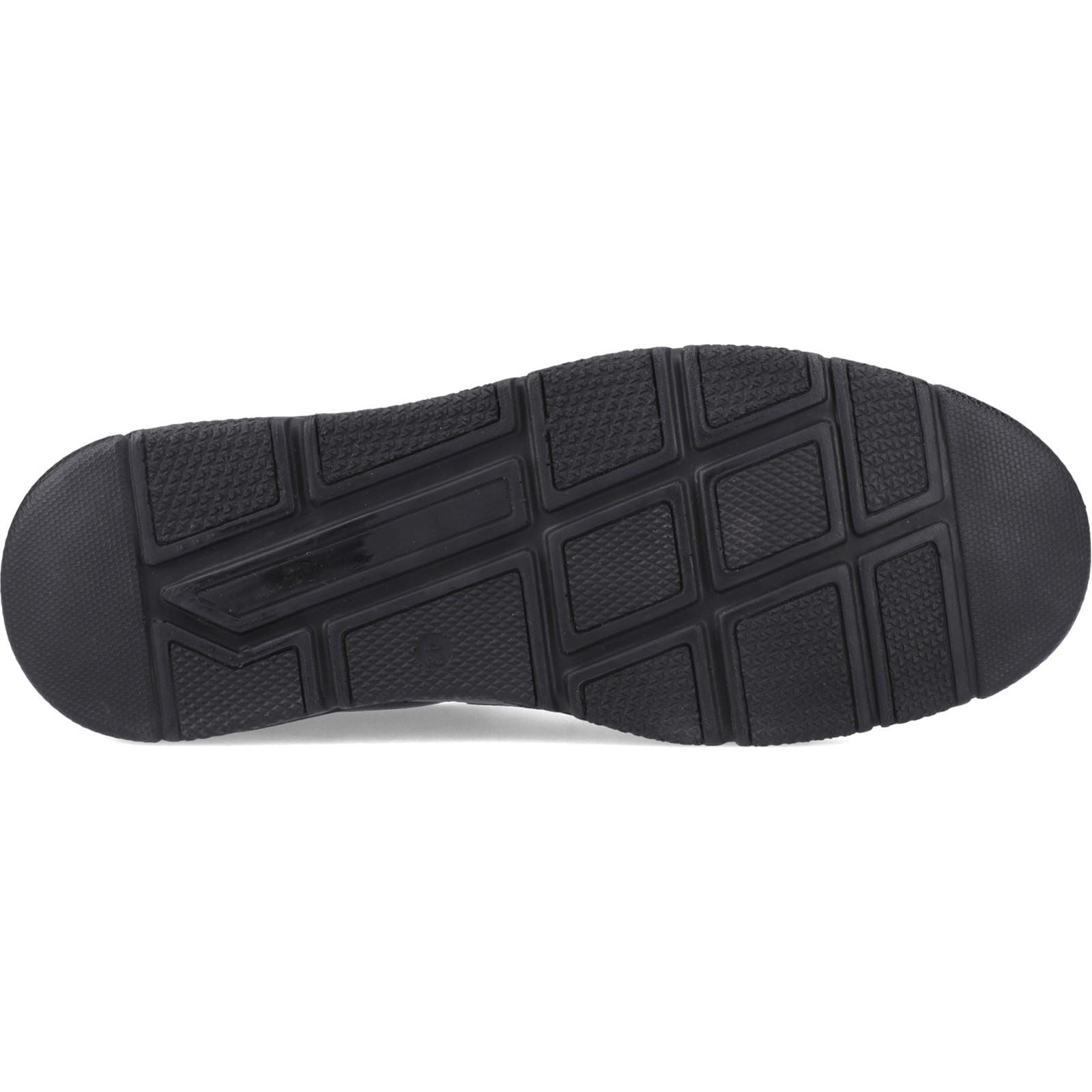 Hush Puppies Forde Touch Fastening Mocassins Noirs En Cuir Pour Hommes