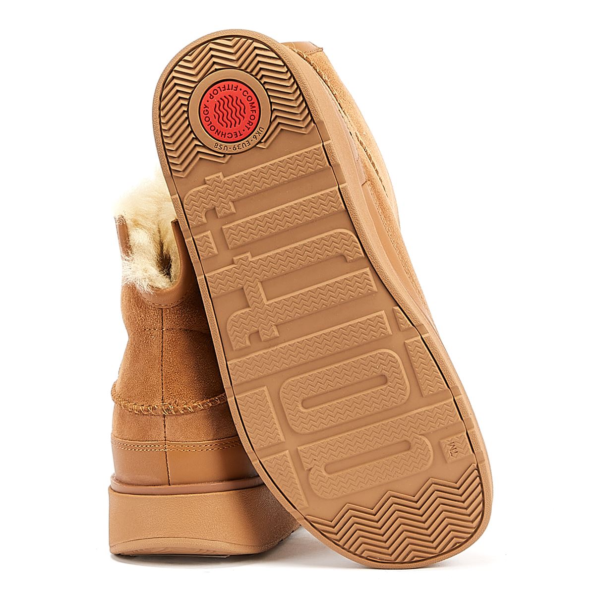 FitFlop Bottes Pour Femmes En Peau De Mouton Retournée Beige