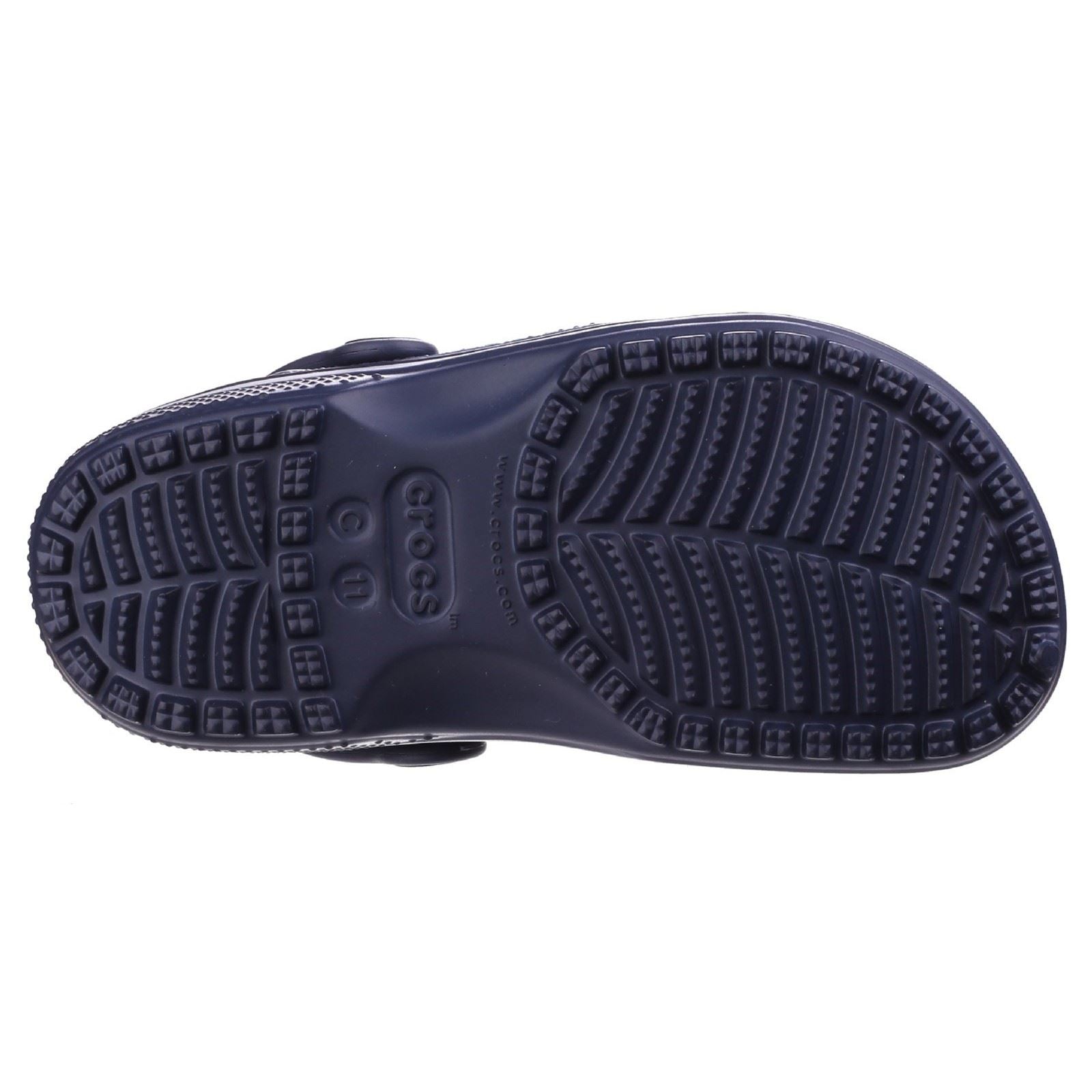 Crocs Toddler Classic Mocassins En Thermoplastique Bleu Marine