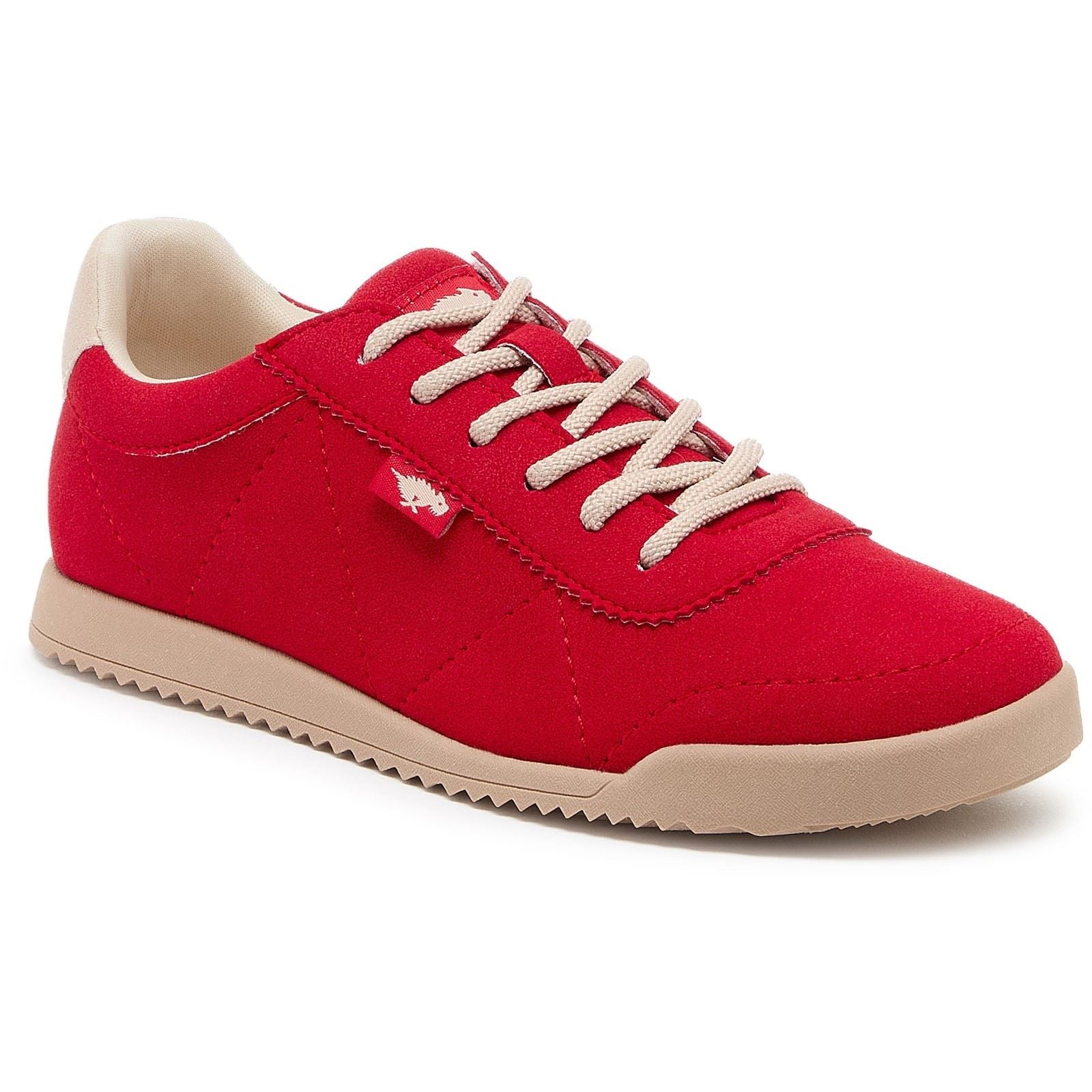 Rocket Dog Bertie Pella Baskets Rouges En Textile Pour Femmes