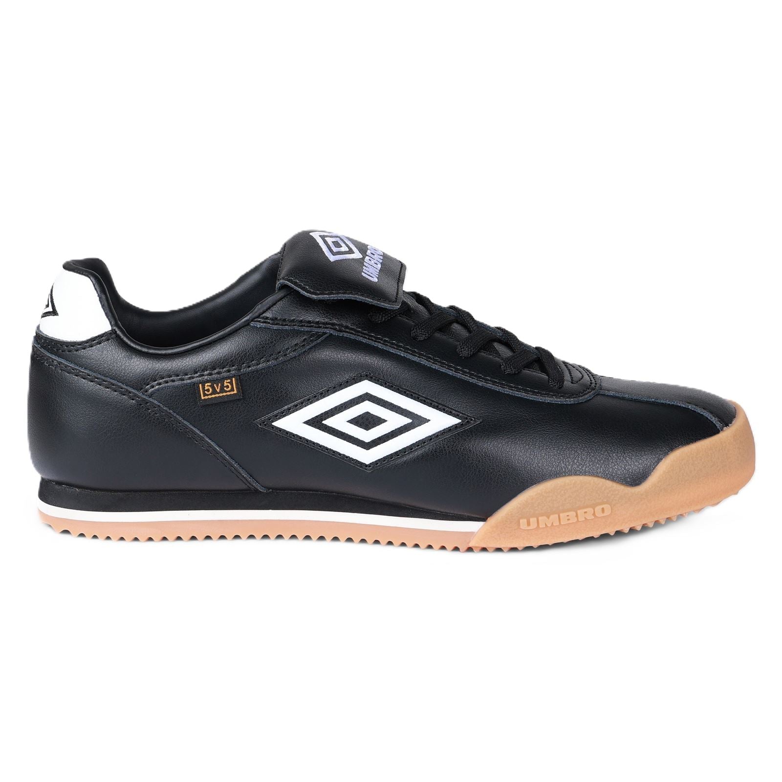 Umbro 5V5 Baskets Noires En Cuir