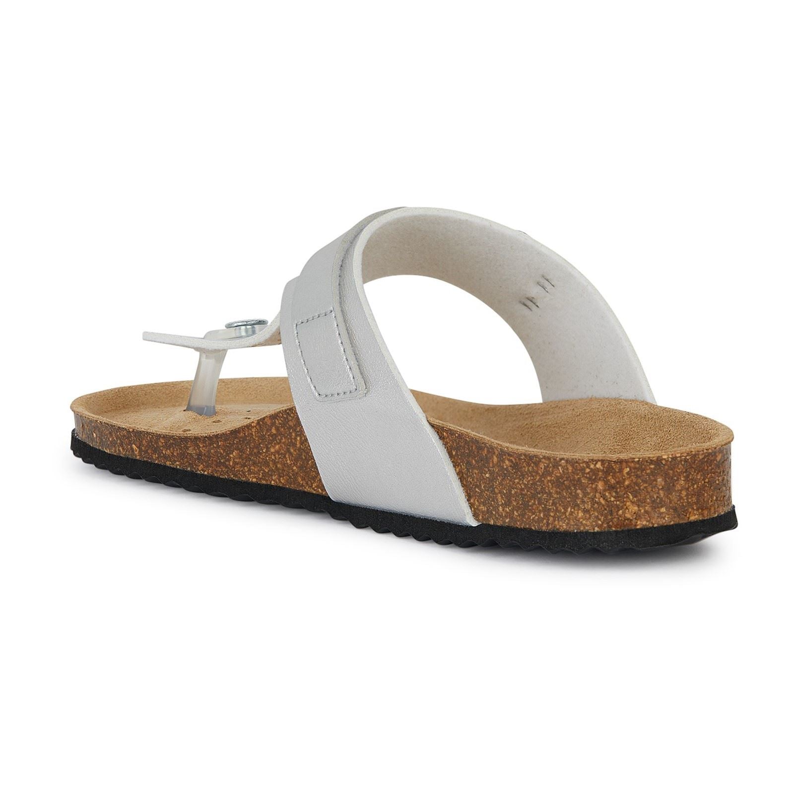 Geox D Brionia Metal Sandales En Argent Pour Femmes