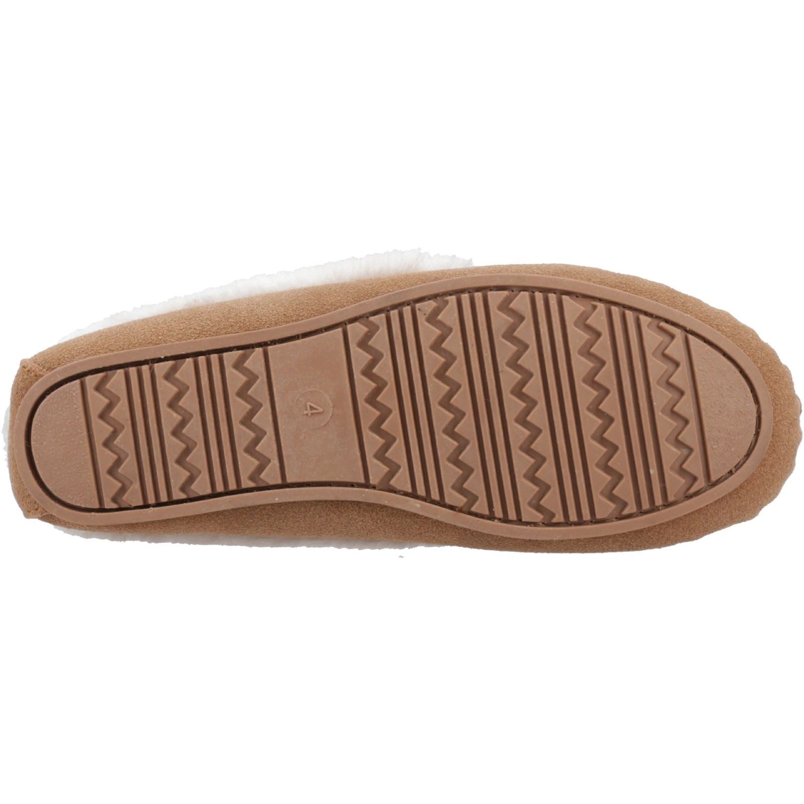 Hush Puppies Agnes Chaussons Pour Femmes En Daim Beige