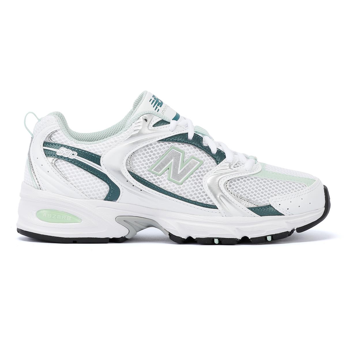 New Balance 530 Baskets Blanches/Sapin/Cendre Pour Femmes