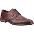 Hush Puppies Dustin Brogue Chaussures De Ville En Cuir Pour Homme De Couleur Chocolat