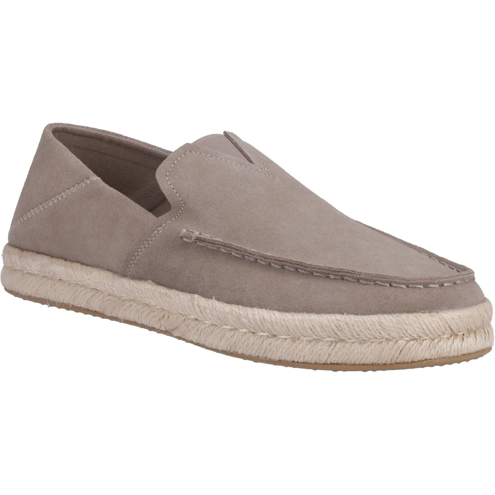 TOMS Alonso Espadrilles En Cuir Pour Hommes Dune