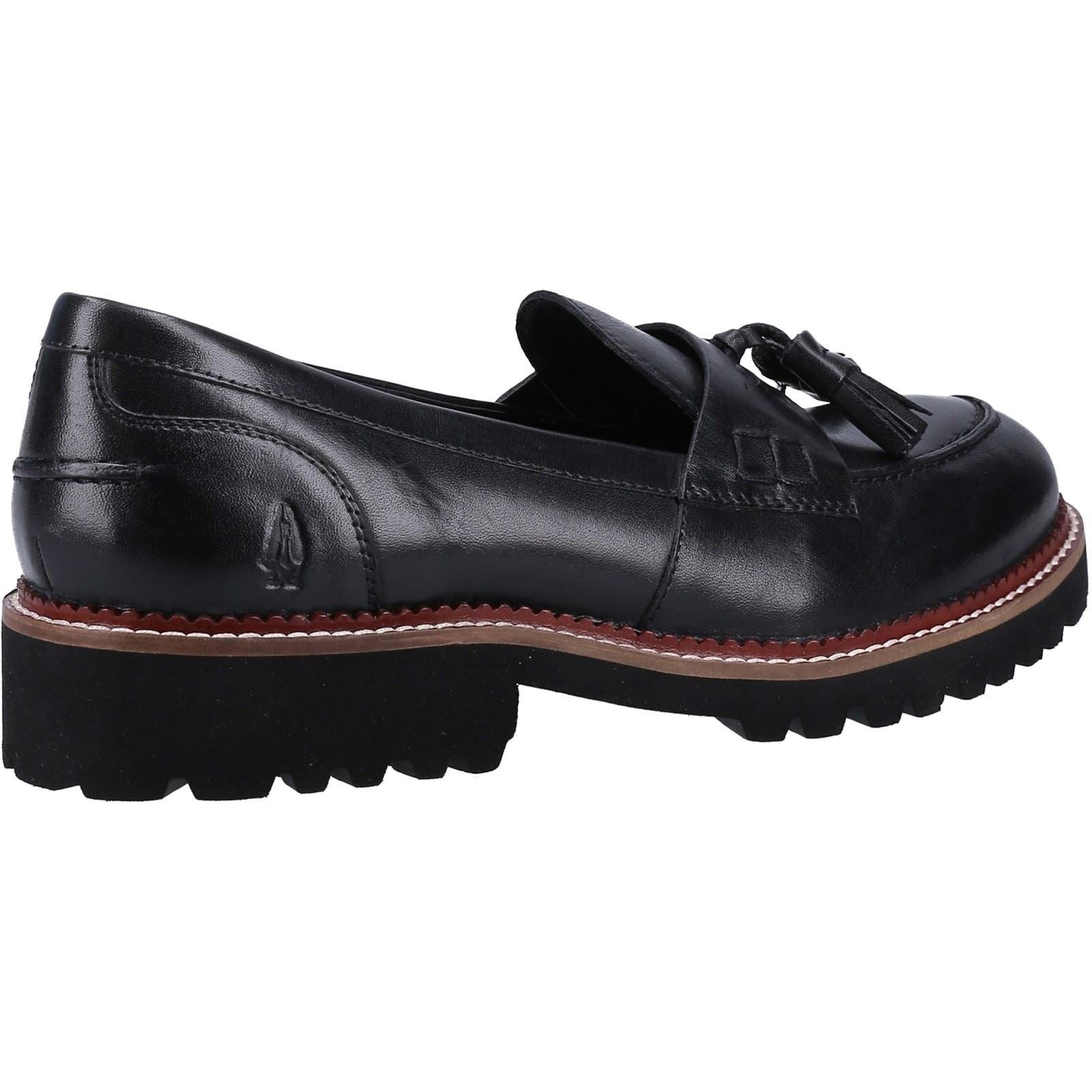 Hush Puppies Ginny Mocassins Noirs En Daim Pour Femmes