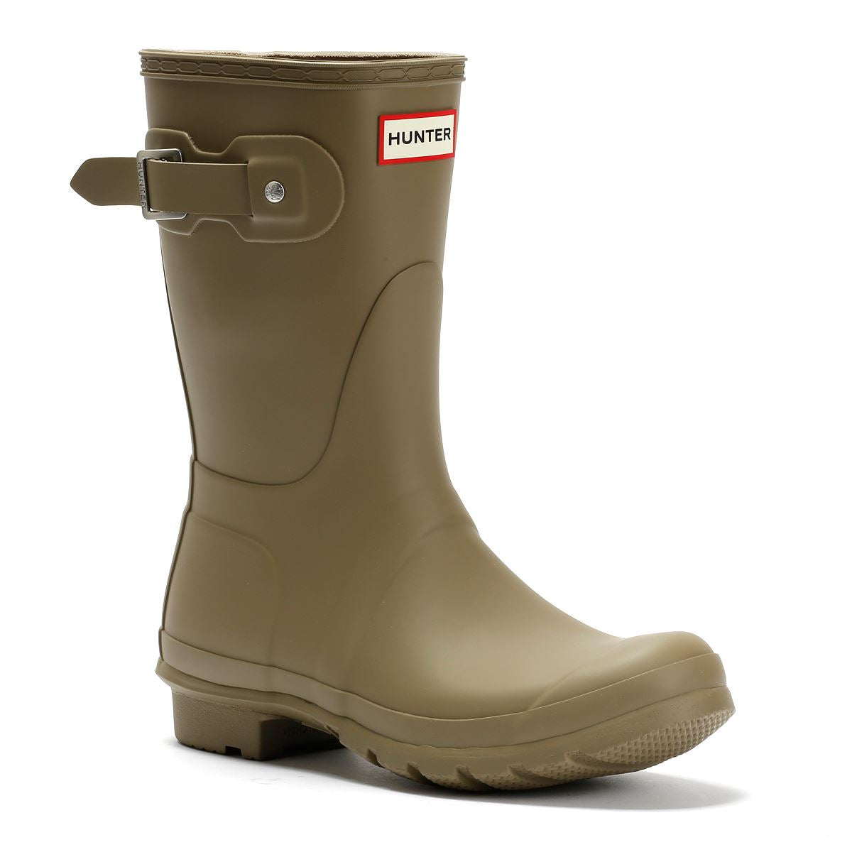 Hunter Original Short Bottes En Caoutchouc Brunes Pour Femmes