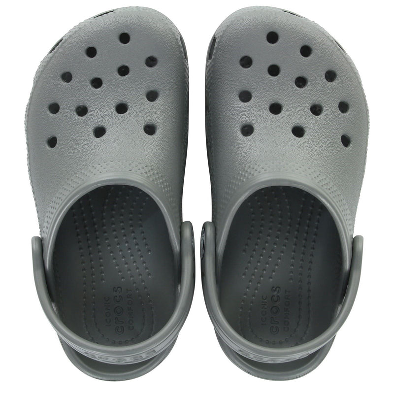 Crocs Toddler Classic Croslite Caoutchouc Gris Ardoise Mocassins