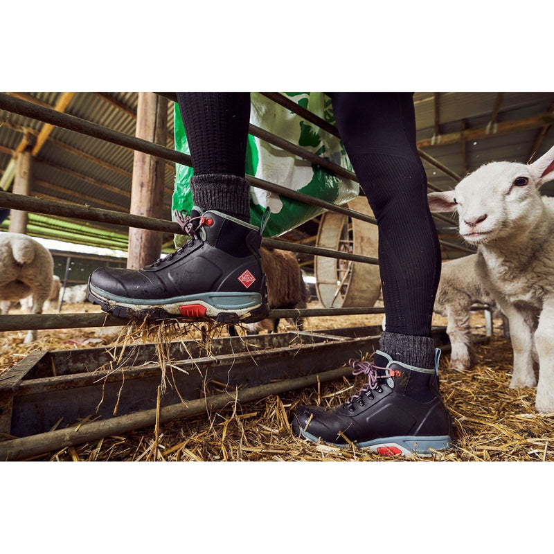 Muck Boots Apex Bottes En Caoutchouc Noires Wellington