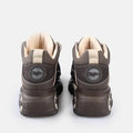 Buffalo 1339-14 Baskets Pour Femmes En Cuir Marron