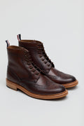 Ben Sherman Arthur Bottes En Cuir Marron Pour Hommes