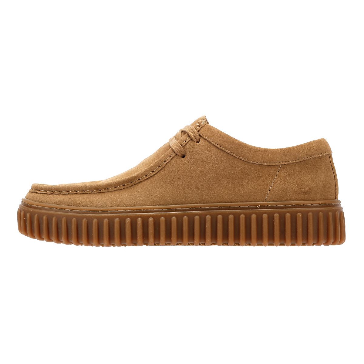 Clarks Main Torhill Lo Chaussures À Lacets En Daim Marron Pour Homme