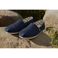 TOMS Alpargata Espadrilles Pour Hommes En Coton 100 %, Couleur Marine.