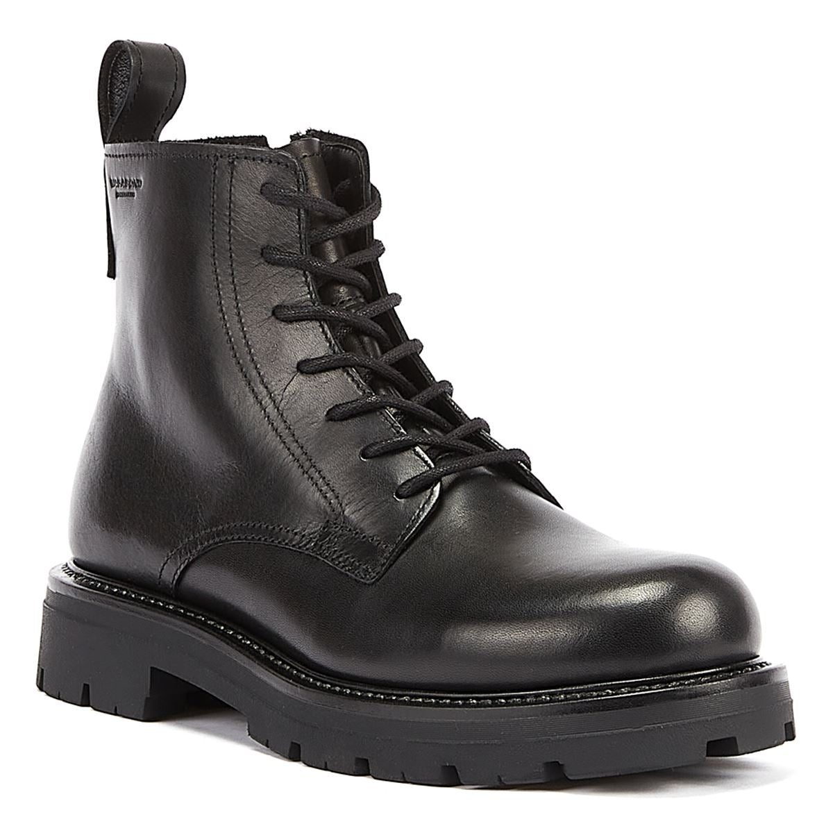 Vagabond Bottes Noires À Lacets Pour Homme Cameron