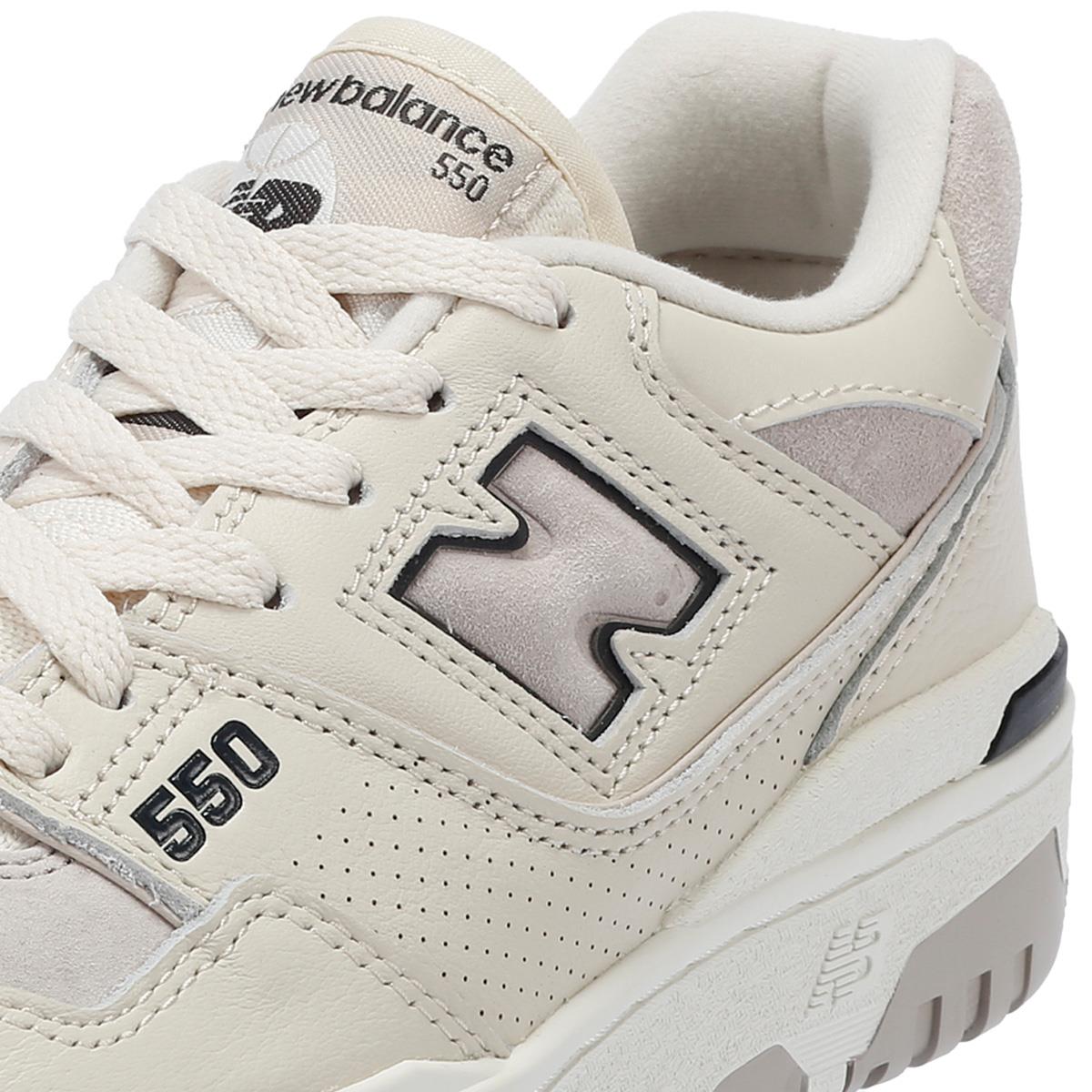 New Balance 550 Sneakers En Lin Pour Femmes / Lin Lunaire / Cuir Fantôme