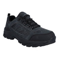 Hi-Tec Bandera Expedition Low Chaussures De Randonnée Pour Hommes En Cuir Gris Foncé/noir
