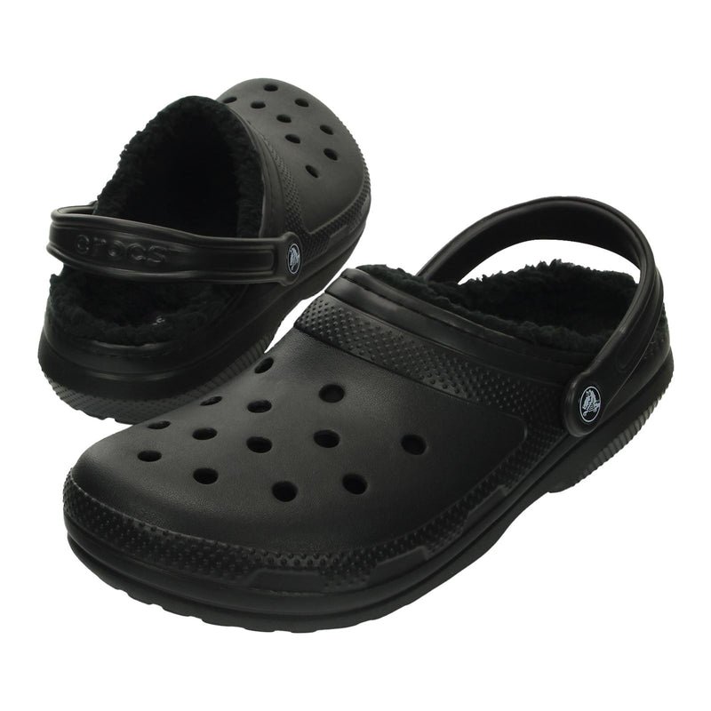 Crocs Classic Lined Crocs Classic Lined sabots noirs en thermoplastique