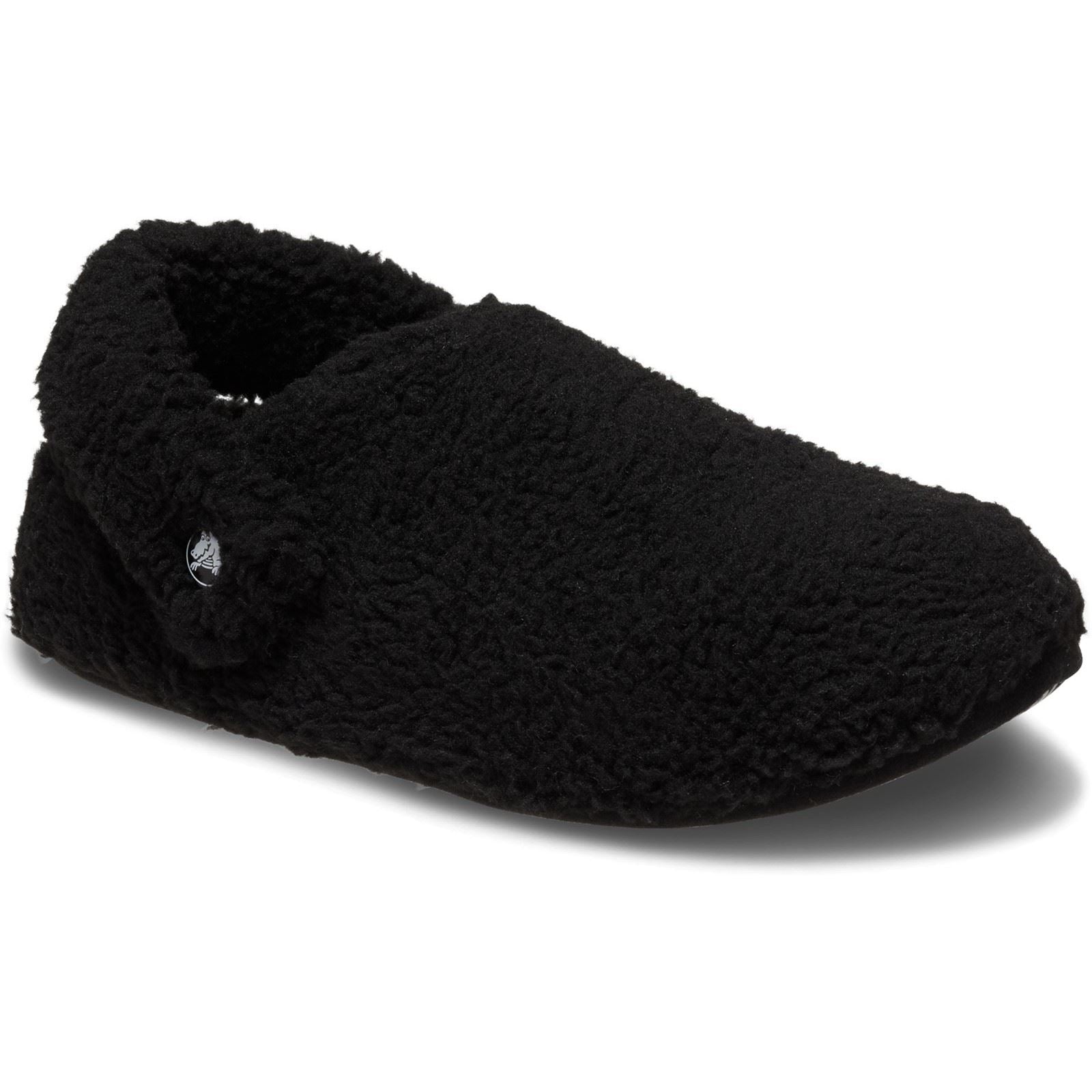 Crocs Classic Cozzzy Slipper Chaussons Noirs En Polyester