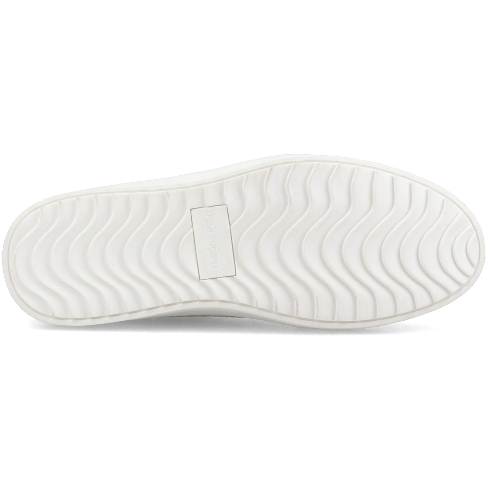 Hush Puppies Nesta Baskets Grise En Cuir Pour Femmes