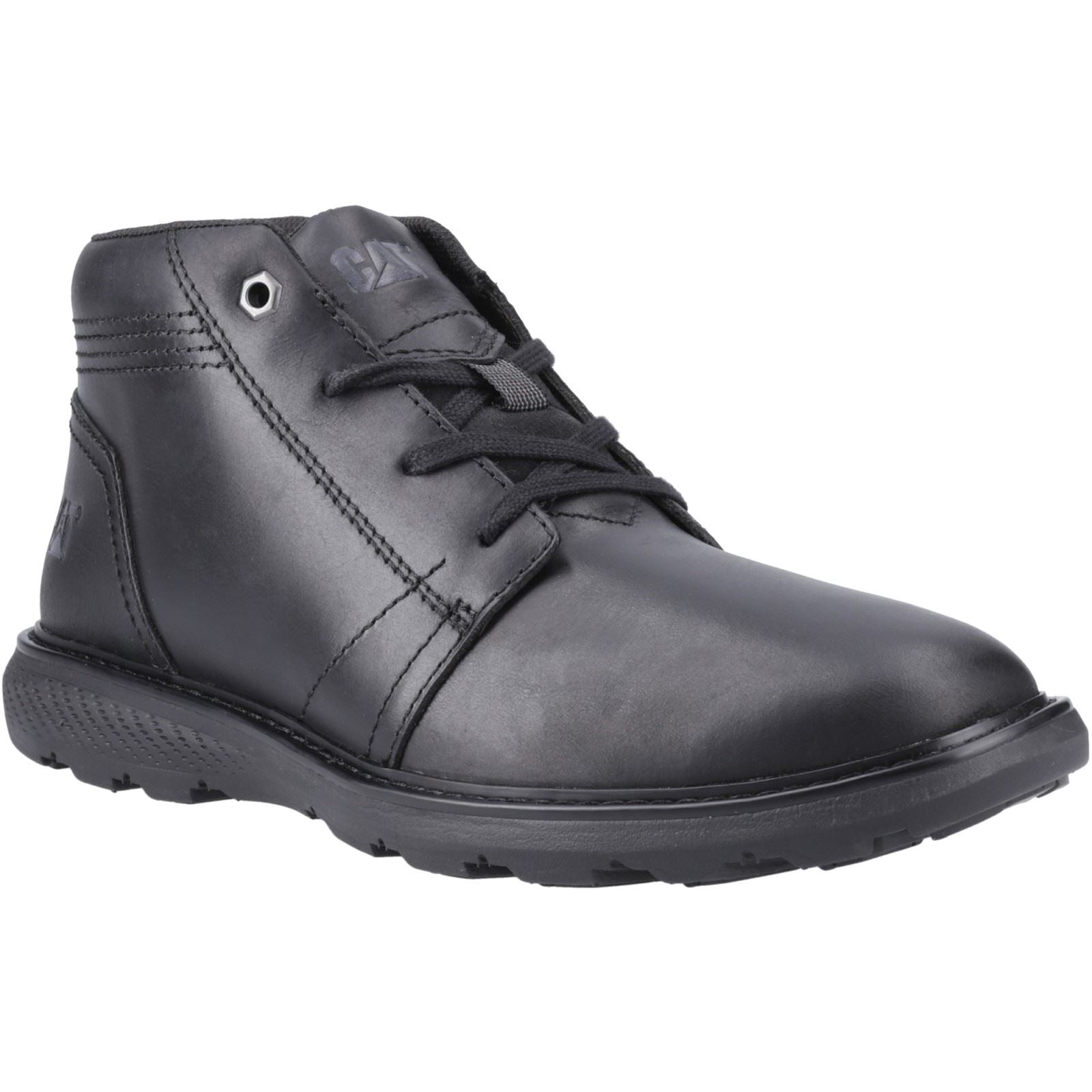 Caterpillar Trey 2.0 Bottines En Cuir Pour Hommes Noires